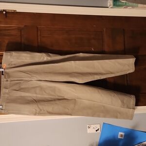 Eddie Bauer khaki relaxed fit pants